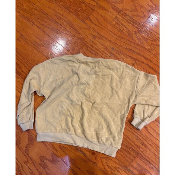 Rylee + Cru Kids Sun Sweatshirt Size 6–7Y Yellow Crewneck - Picture 4 of 5